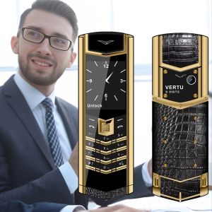 โทรศัพท์มือถือคลาสสิกสำหรับผู้สูงอายุ ดีไซน์หรูหรา ตัวเครื่องโลหะ ผลิตด้วยมือ รองรับซิมคู่ พร้อมบลูทูธ โทรออกได้ อ่านอีบุ๊ก โทรศัพท์หรูสำหรับผู้สูงวัย