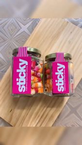 Viral Sticky Candy Coklat Sticky Halal Handmade Sticky Candy with Free Gift