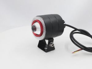 General new motorcycle small spotlight 46 dazzling large steel cannon spotlight external modified light yellow laser cannon