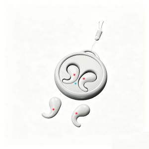 Sleep Friendly Noise-Canceling Sleep Earbuds Flexible Soft Silicone Construction Compact Size with Anti-Lost Silicone Lanyard