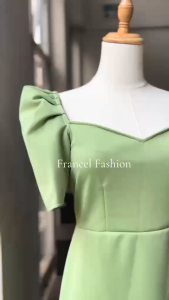 Dress Elegant Modern Filipiniana Frormal Graduiation Dress with Ruffles  Free Size Womens Dresses