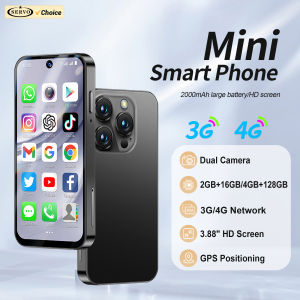 SERVO Mini Smartphone Android 10/12 System Dual SIM Standby 2GB+16GB/4GB+128GB Play Store 3G/4G 3.88" Display Pocket Smart Phone