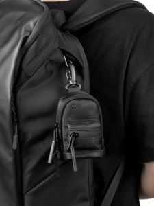 Mini Neck Hanging Wallet Card Holder Earphone Bag Hip Hop Personality Small Crossbody Bag Key Slanting Bag Men Trendy Small Bag
