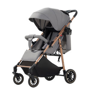 Ultra-Lightweight Baby Stroller Foldable Single-Handed Shock Absorption Brake Newborn Outing Double-Way Infant Pushchair Transport