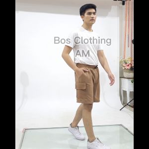 Celana Pendek Cargo Pria Dewasa Fleece Tebal / Celana Cargo Pendek Cowo Premium / Celana Santai (Standar dan Jumbo)