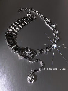 Dây Chuyền Kim Cương Lấp Lánh Cho Bé Gái Dây Chuyền Áo Len Dây Chuyền Choker Dây Chuyền Chuỗi Punk Thiết Kế Hợp Kim Mới Dây Chuyền Hợp Kim Cho Bé Gái