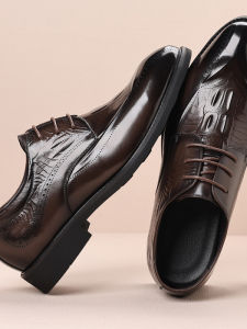 Business Wedding Casual Fashion Shoes Crocodile Pattern