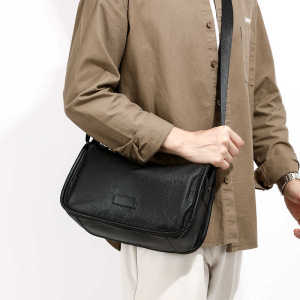 Túi Đeo Vai Da Thật Mềm Cho Nam Túi Đeo Chéo Đi Làm Bằng Da Bò Mềm Túi Đeo Vai Đơn Túi Đựng Máy Tính 12 Inch Túi Đựng Máy Tính Xách Tay