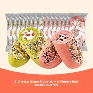 Seven Years Five Seasons Whole Wheat Grain European Bread Breakfast Low Sugar Snack Whole Box Meal Replacement European Style Bakery
