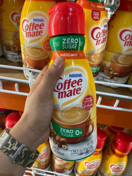 NESTLE COFFEE MATE HAZELNUT ZERO SUGAR LIQUID CREAMER 947ML Lazada PH