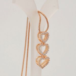 Hyl Jewelry 310N Kalung Titanium Wanita Karat Emas Silver Asli Panjang Muda Dan Anti Luntur