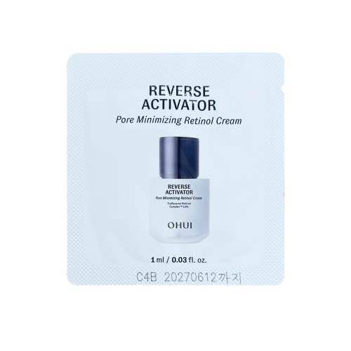 Combo 10 Gói Kem Tái Tạo Retinol Ohui Reverse Activator Pore Minimizing Retinol Cream