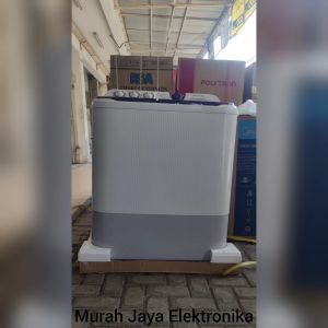 Mesin Cuci SHARP 2 Tabung 9 KG TWIN TUB ES-T95CR  By TMJ