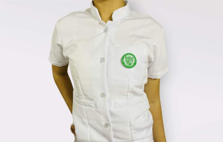 Fatima uniform (blouse only) OLFU nursing uniform chinese collar with ...