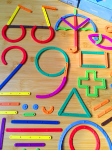 Cognitive Development Intelligence Sticks Building Puzzle Educational Toy
