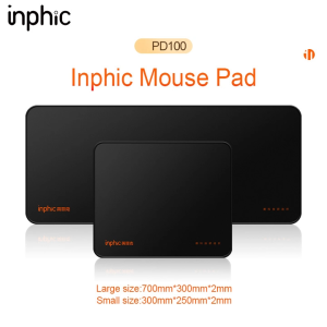 Inphic PD50/PD100 Extended Mouse Pad Keyboard Pad Non-Slip Desk Mat Washable game&office thickened locking edge