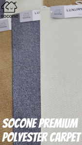 Socone Premium Polyester Carpet 50x80/80x120/160x200cm Non-Slip Washable Floor Carpet for Home