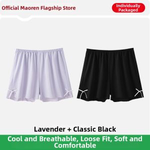 MiiOW | Anti-peeking Base Layer Safety Pants For Women Summer Thin Ice Silk Sleep And Wearable Shorts