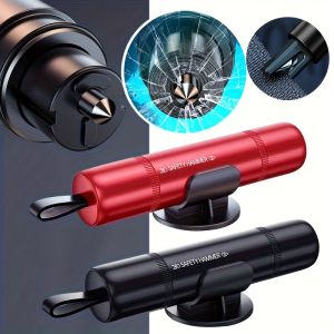 2-in-1 Car Safety Hammer with Seat Belt Cutter Emergency Escape Tool with Glass Breaker for All Vehicles Escape Rescue Tool