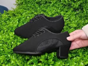 New Latin Dance Shoes Men Tango Salsa Girls Woman Modern Ballroom Dance Shoes Teacher Shoes 3/5cm Oxford Dance Sneakers