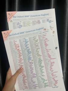 คำศัพท์ Oxfords 3000+5000 คำ ชีท 2 ชุดสอบทุกสนาม