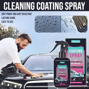 Car Maintenance Antifouling Cleaning Coating Spray Water Repellent Hydrophobic   Anti Fog Rainproof Coating Nano Spray Long-Lasting