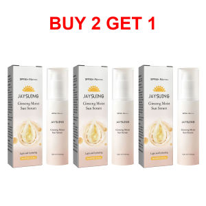 Jaysuing Ginseng Moisturizing Sun Serum Not Greasy Hydrating Anti-Uv Anti-Tanning Whitening Sunburn Protection Vitamin Elight And Hydrating Spf50+ Gentle Brightening Ginseng Face Serum 50ml