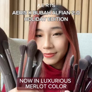 Aeris Beauté x Bubah Alfian 2.0 Limited Holiday Edition Single Brush | Brush Make Up Kuas Rias Lembut Premium Berkualitas