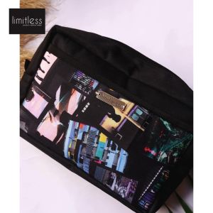Limitless - Pouch BOX CORDURA Motif Keren Anti Air / Dompet Pria Wanita Serbaguna Penyimpanan Handphone Make Up Vape