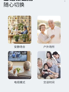 Invisible Wireless Invisible Hearing Aid Headset Loud Sound Smart Noise Reduction Hearing Aid Earphone for the Hard of Hearing