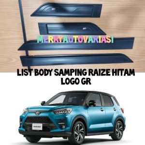 LIST BODY SAMPING RAIZE ROCKY HITAM LOGO GR