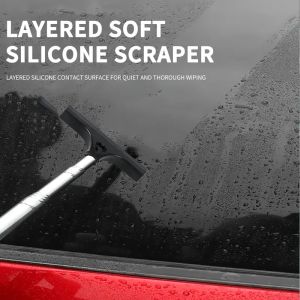 ที่ปัดน้ำฝนยืดไสลด์อันทรงพลังในรถยนต์ เครื่องมือทําความสะอาดการดูแลความงาม