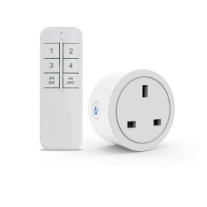 Bluetooth Smart Socket UK Plug Socekt RF2.4G Wireless Remote Control Socket with EWewLink App Timed Socket Switch