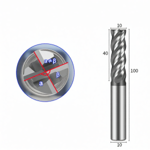 70 Degrees Tungsten Carbide 4 Flutes Stainless Steel Cutting End Mill