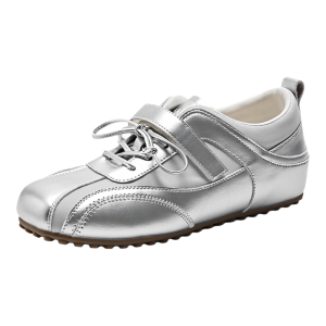 15MINS | Comfortable Silver Millennium Style Retro Trainers
