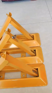 Triangle Car Parking Lock Foldable Anti Theft Ground Barrier Blocker