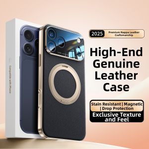 SUOYIN | Nappa Leather Magnetic Case with Stand Support