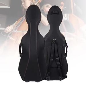 Cello Case Compression Resistance Shockproof Ultra-Light Guitar Bag Piano Bag Case Packing 4/4-1/8