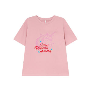 Original Unicorn Print Thin Summer Casual T-shirt