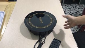 Bếp từ âm bàn 1200W bếp điện từ tròn công suất 1200w bếp lẩu băng chuyền bếp lẩu nhà hàng uyên ương