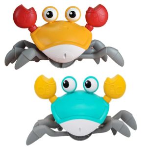 Dancing Crab Run Away Toy for Babies Crawling Interactive Escape Crabs Baby Birthday Thanksgiving Christmas Gift Battery Edition