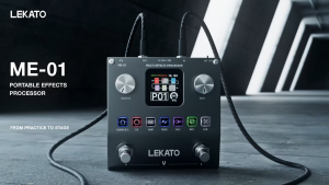 LEKATO Multi Effects Guitar Pedalwith 6 Effects Modules 80 Presets 20 IRs BT Electric Guitar Bass Effects Pedal