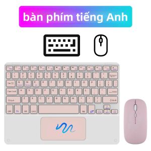 Bàn Phím Bluetooth Không Dây CASEPOKE Có Bàn Di Chuột Cho iPad iPhone Samsung Xiaomi - Hỗ Trợ Ngôn Ngữ Tiếng Tây Ban Nha Tiếng Bồ Đào Nha Tiếng Hàn Tiếng Nga