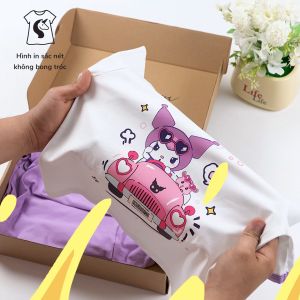 Set váy bé gái Kuromi Bomines Bộ áo chân váy dễ thương cho bé 4-12 tuổi 14-36kg SETCVKUROMIXE