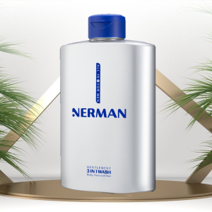 Sữa Tắm NERMAN Gentleman 3in1 350ml Chăm Sóc Cơ Thể Tắm Gội Rửa Mặt Hương Thơm Nam Tính NERMAN Gentleman 3in1 Body Wash 350ml
