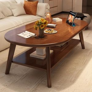 ZHUOHE | Compact Minimalist Vintage Style Coffee Table