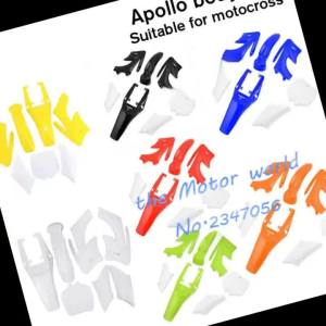 7 Pieces High Strength Plastic Fender Fairing Body Kits For Chinese 2 Stroke 47cc 49cc Apollo Orion Mini Dirt Motor Bike