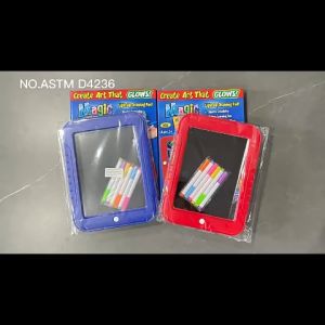 Kids Magic 3D Pad Hand-painted Plate Colorful Luminous Electronic Writing Boards Graffiti Painting Drawing Board