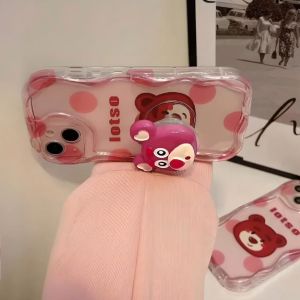 MOR Case: Casing Holder Motif Cartoon Lotso Pink Strawberry