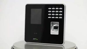 ZKTeco Biometric Face Recognition Fingerprint Time Attendance Machine with WIFI Machine Door Access Control All-in-one Recorder Employee Check in Control Function Timed Ring Automatic Report Generation For Office
